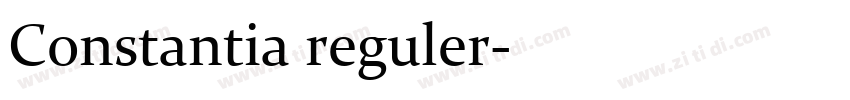 Constantia reguler字体转换 Constantia reguler字体转换